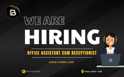 Job Opportunity: Office Assistant cum Receptionist